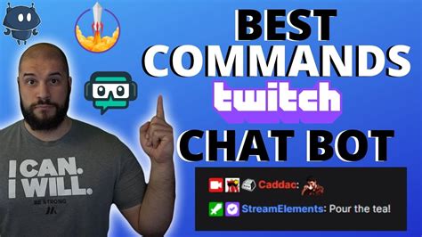 Streamelements is another very popular bot in the Twitch and Youtube community with a range of features including games like Bingo and Roulette but most importantly it allows us to add chat commands to our stream. . Fun streamelements commands